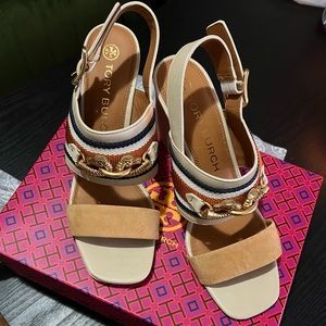 Tory Burch Jessa 75mm Block Heel Sandal